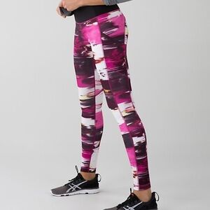 Lululemon Speed Tight IV Full-On Luxtreme Pigment Wind Berry Rumble Multi Size 2